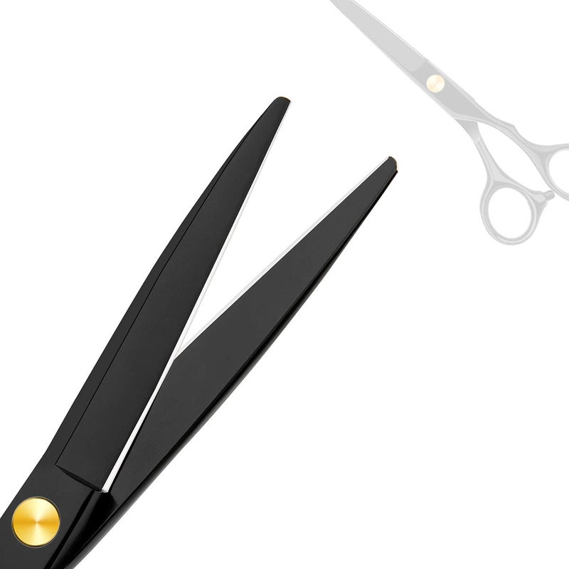Himart Professional Home Hair Cutting Kit Home Haircutting Scissors Barber Salon Home Thinning Shears Kit with Comb Case for Men Women Black - Image 4